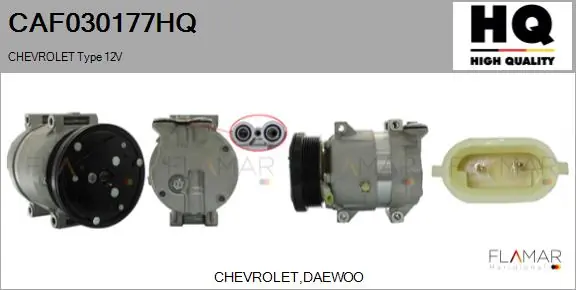 FLAMAR kompresszor, klíma - CAF030177HQ - TothCarparts