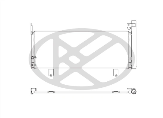 KOYORAD kondenzátor, klíma - CD010766M - TothCarparts