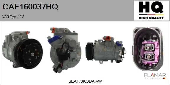 FLAMAR kompresszor, klíma - CAF160037HQ - TothCarparts
