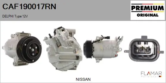 FLAMAR kompresszor, klíma - CAF190017RN - TothCarparts