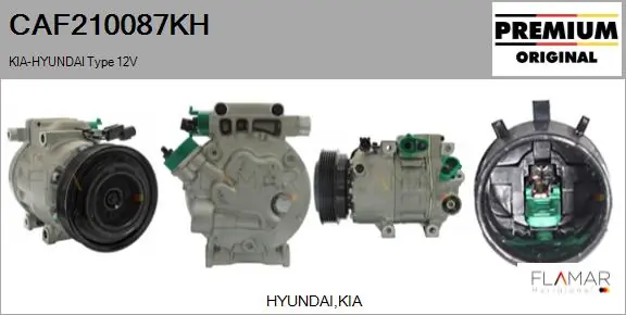 FLAMAR kompresszor, klíma - CAF210087KH - TothCarparts