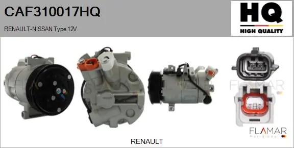 FLAMAR kompresszor, klíma - CAF310017HQ - TothCarparts