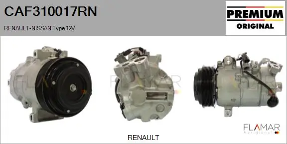 FLAMAR kompresszor, klíma - CAF310017RN - TothCarparts