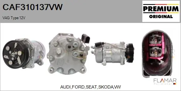 FLAMAR kompresszor, klíma - CAF310137VW - TothCarparts