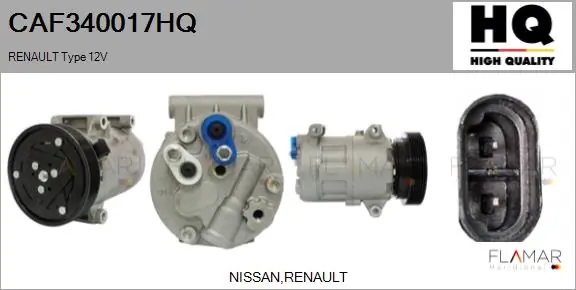 FLAMAR kompresszor, klíma - CAF340017HQ - TothCarparts