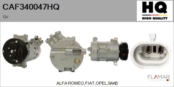 FLAMAR kompresszor, klíma - CAF340047HQ - TothCarparts