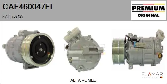 FLAMAR kompresszor, klíma - CAF460047FI - TothCarparts