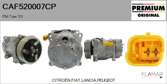 FLAMAR kompresszor, klíma - CAF520007CP - TothCarparts