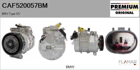 FLAMAR kompresszor, klíma - CAF520057BM - TothCarparts
