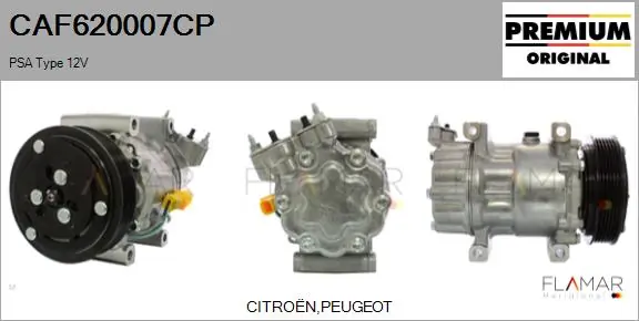 FLAMAR kompresszor, klíma - CAF620007CP - TothCarparts