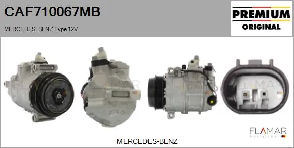 FLAMAR kompresszor, klíma - CAF710067MB - TothCarparts