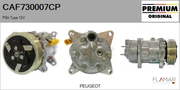 FLAMAR kompresszor, klíma - CAF730007CP - TothCarparts