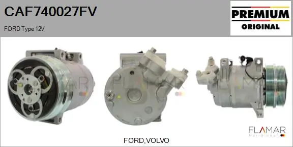 FLAMAR kompresszor, klíma - CAF740027FV - TothCarparts