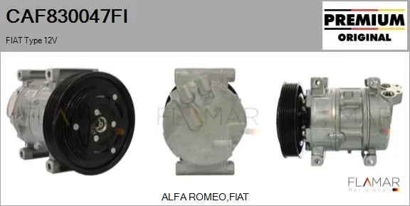 FLAMAR kompresszor, klíma - CAF830047FI - TothCarparts