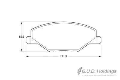Safeline fékbetétkészlet, tárcsafék - D4095 - TothCarparts