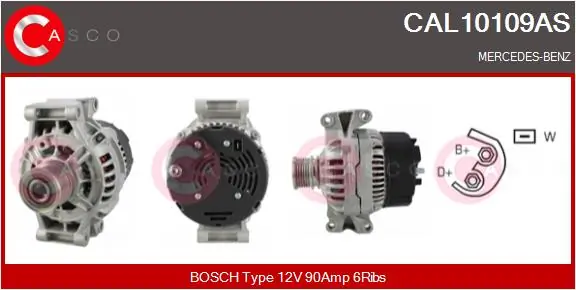 CASCO generátor - CAL10109AS - TothCarparts