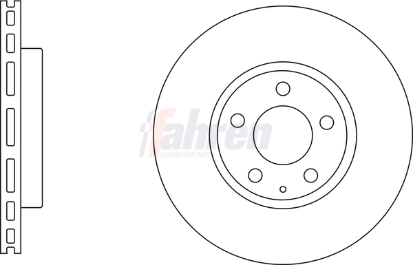 Fahren féktárcsa - FBD6818 - TothCarparts