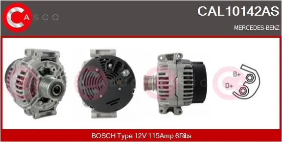 CASCO generátor - CAL10142AS - TothCarparts