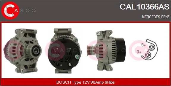 CASCO generátor - CAL10366AS - TothCarparts