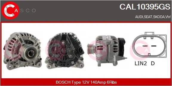 CASCO generátor - CAL10395GS - TothCarparts