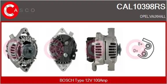 CASCO generátor - CAL10398RS - TothCarparts
