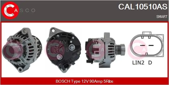 CASCO generátor - CAL10510AS - TothCarparts