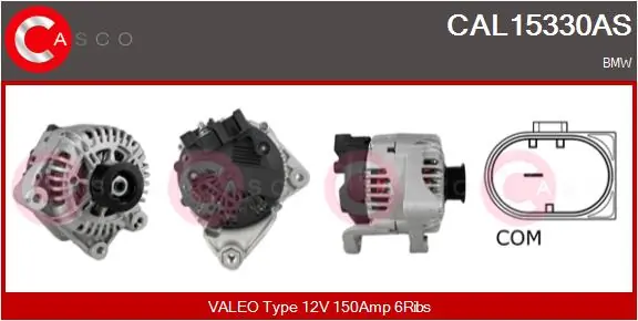CASCO generátor - CAL15330AS - TothCarparts