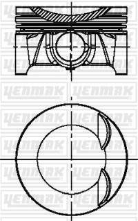 YENMAK dugattyú - 36-04343-000 - TothCarparts
