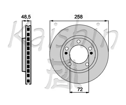 KAISHIN féktárcsa - CBR188 - TothCarparts