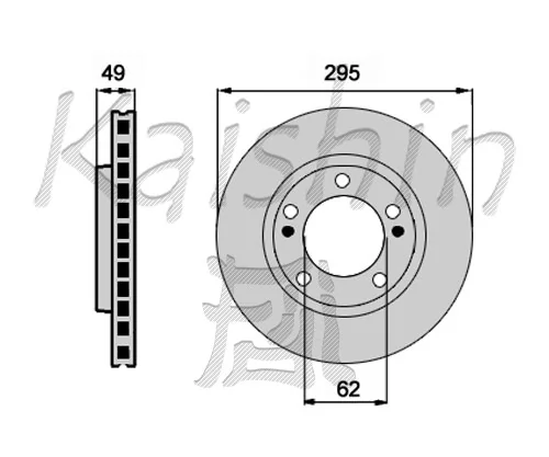 KAISHIN féktárcsa - CBR226 - TothCarparts