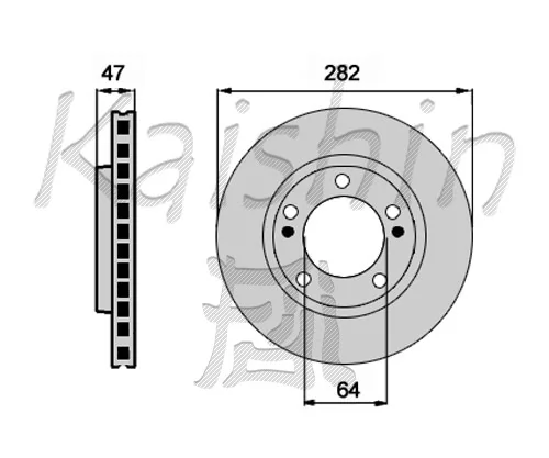KAISHIN féktárcsa - CBR233 - TothCarparts
