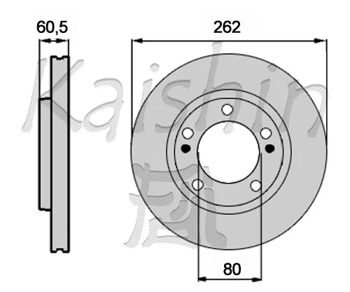 KAISHIN féktárcsa - CBR332 - TothCarparts