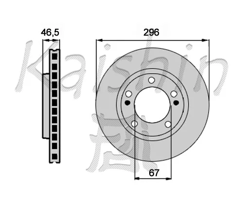 KAISHIN féktárcsa - CBR388 - TothCarparts
