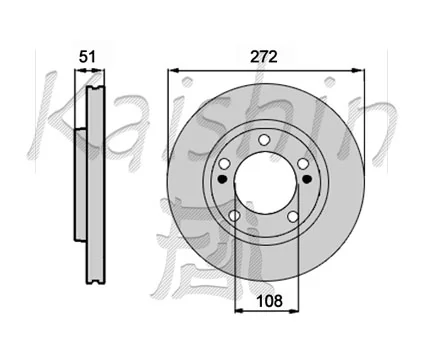 KAISHIN féktárcsa - CBR389 - TothCarparts