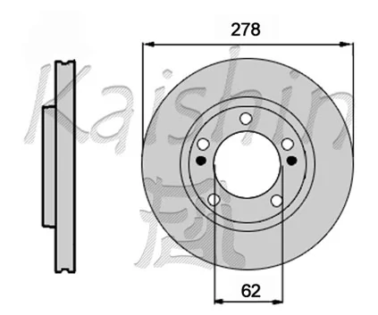 KAISHIN féktárcsa - CBR534 - TothCarparts