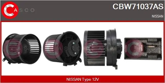 CASCO Utastér-ventilátor - CBW71037AS - TothCarparts