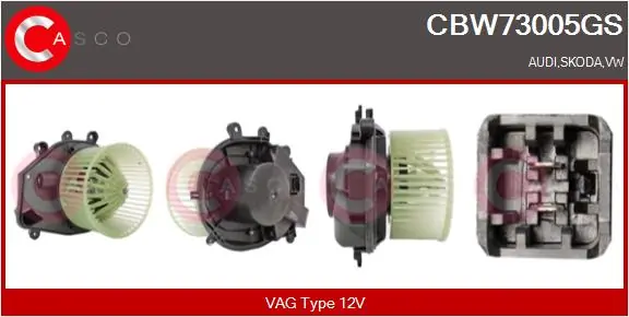 CASCO Utastér-ventilátor - CBW73005GS - TothCarparts