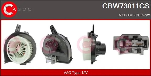 CASCO Utastér-ventilátor - CBW73011GS - TothCarparts