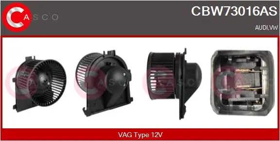 CASCO Utastér-ventilátor - CBW73016AS - TothCarparts