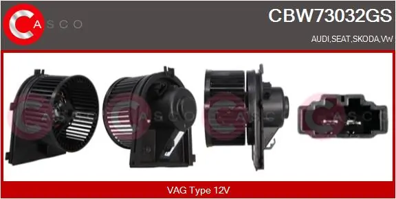 CASCO Utastér-ventilátor - CBW73032GS - TothCarparts