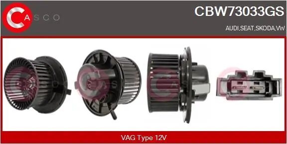 CASCO Utastér-ventilátor - CBW73033GS - TothCarparts