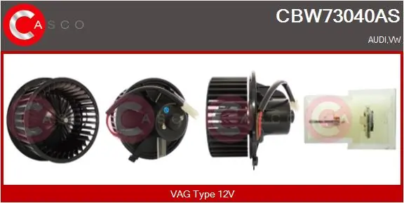 CASCO Utastér-ventilátor - CBW73040AS - TothCarparts