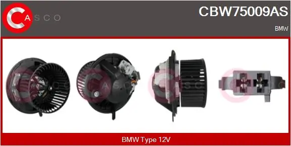 CASCO Utastér-ventilátor - CBW75009AS - TothCarparts