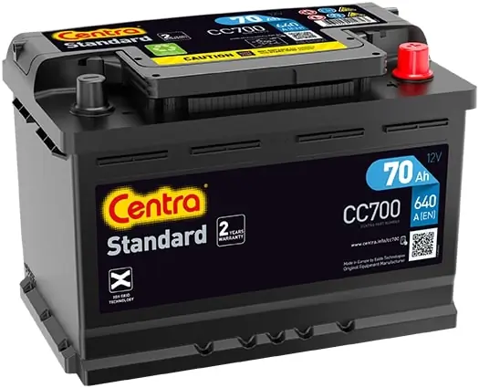 CENTRA Indító akkumulátor - CC700 - TothCarparts