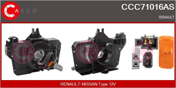 CASCO Spirálrugó, légzsák - CCC71016AS - TothCarparts