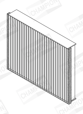 CHAMPION szűrő, utastér levegő - CCF0472C - TothCarparts