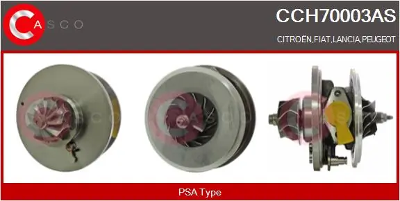 CASCO Törzscsoport, turbótöltő - CCH70003AS - TothCarparts