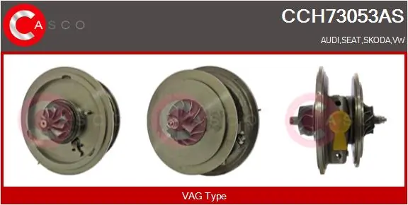 CASCO Törzscsoport, turbótöltő - CCH73053AS - TothCarparts