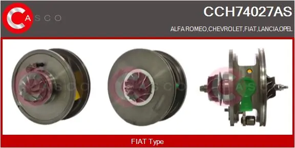 CASCO Törzscsoport, turbótöltő - CCH74027AS - TothCarparts