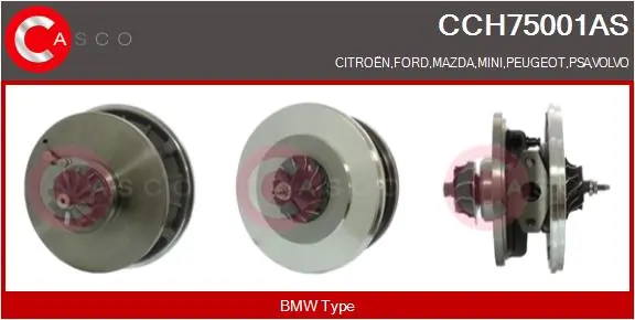 CASCO Törzscsoport, turbótöltő - CCH75001AS - TothCarparts